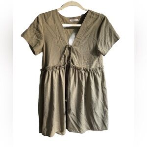Princess Polly Martimo Mini Dress - Olive